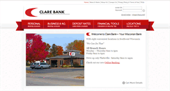Desktop Screenshot of clarebank.com